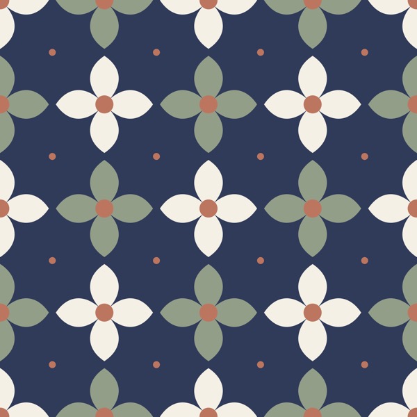 Petal Grid pattern artwork